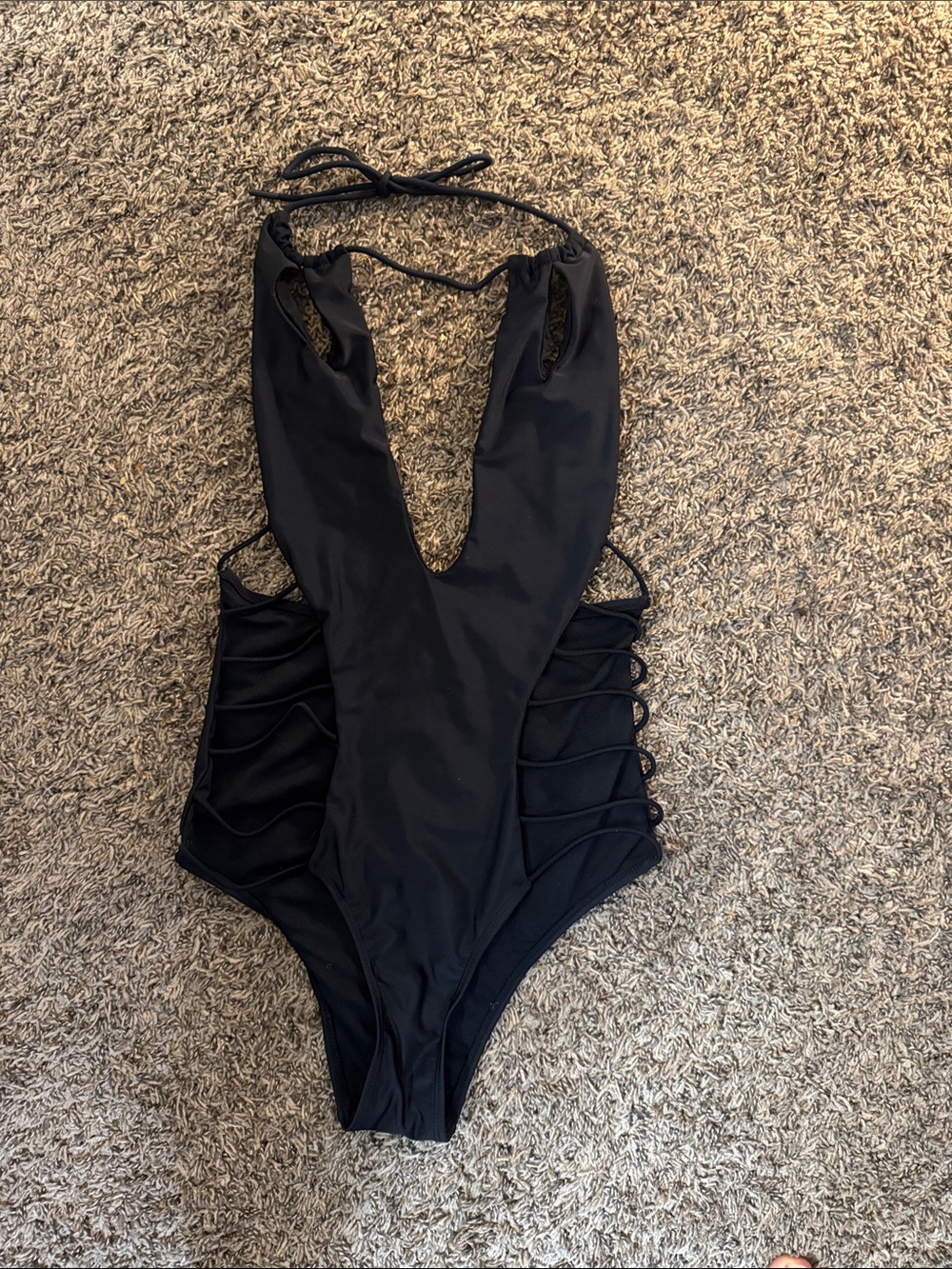 Swimsuit with sexy cute strappy tie detsil